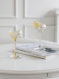 White Conch Shell Wine Glasses - Set of 2